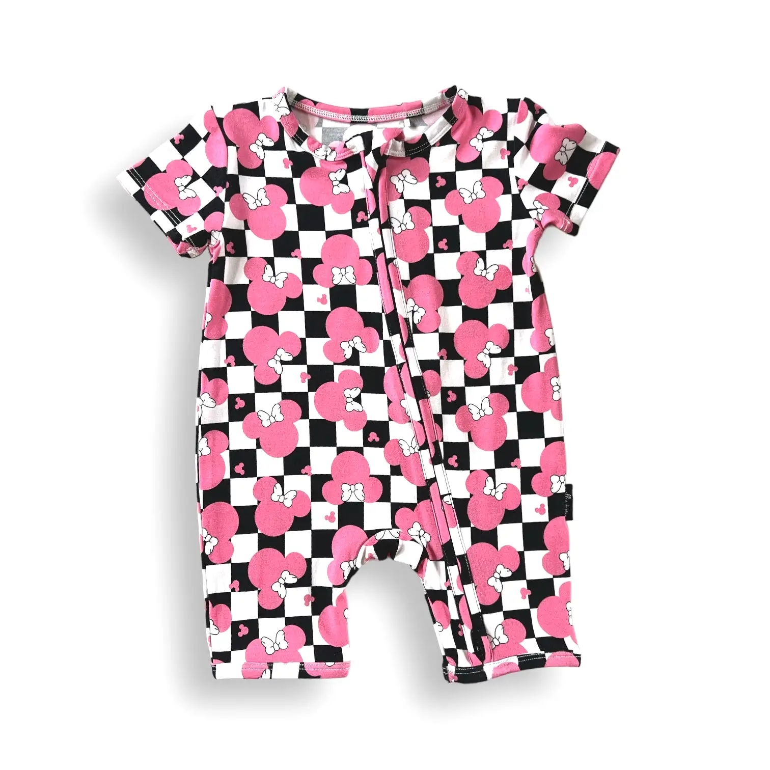 SHORTIE ZIP ROMPER - Millie Magic (Pink)