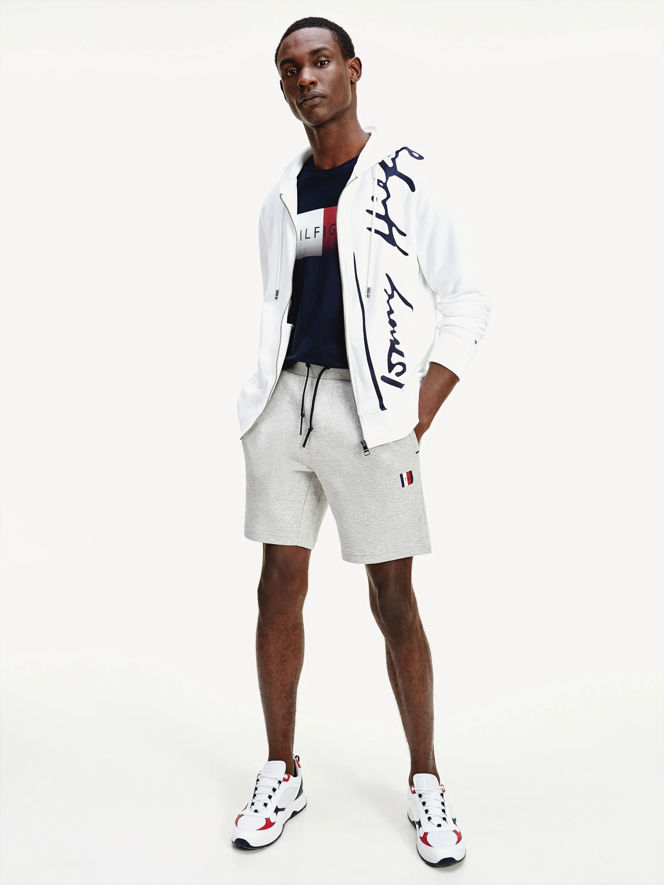 Signature Hooded Zip Through | Sweatshirts & Hoodies | Tommy Hilfiger