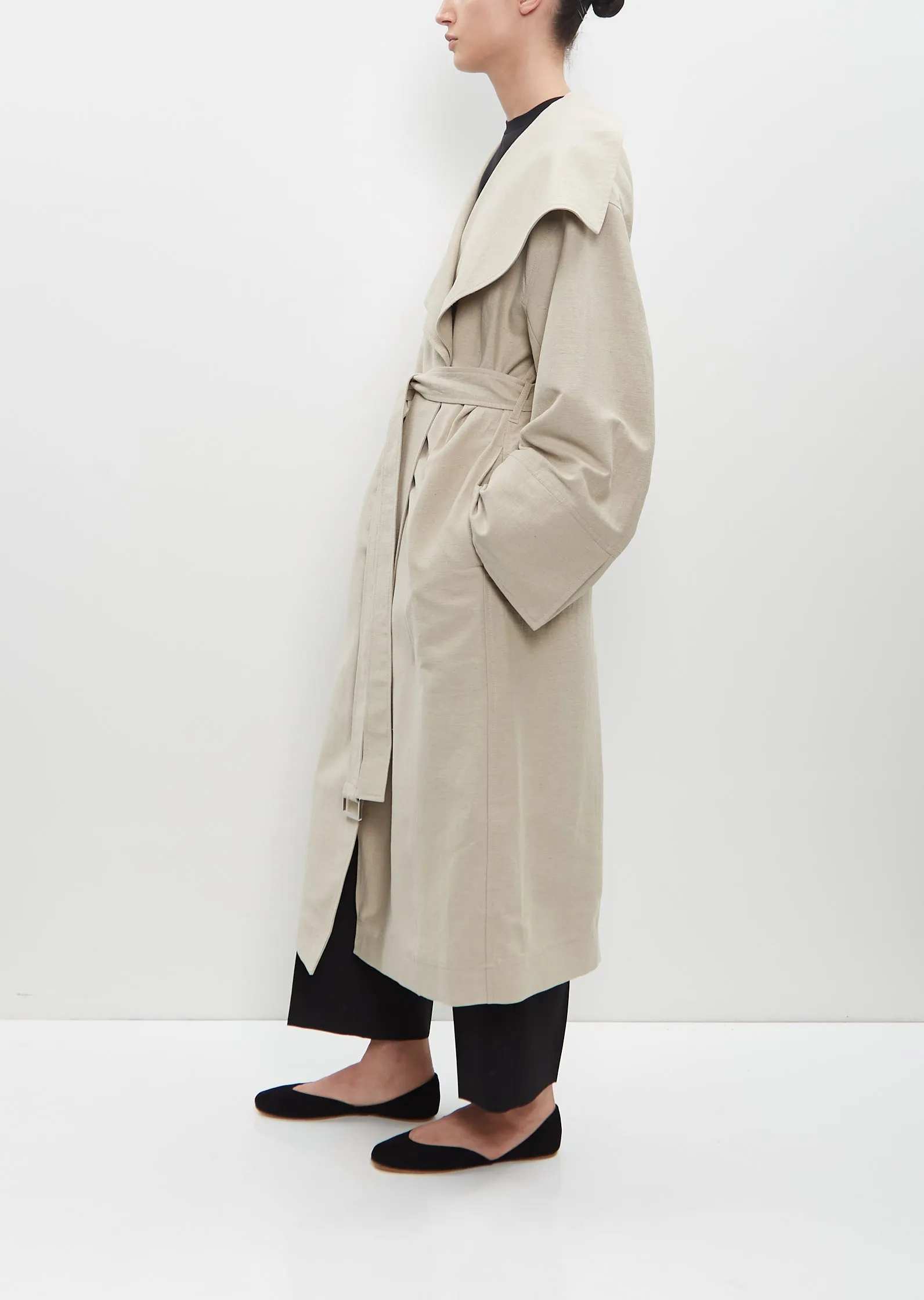 Signature Linen-Blend Coat