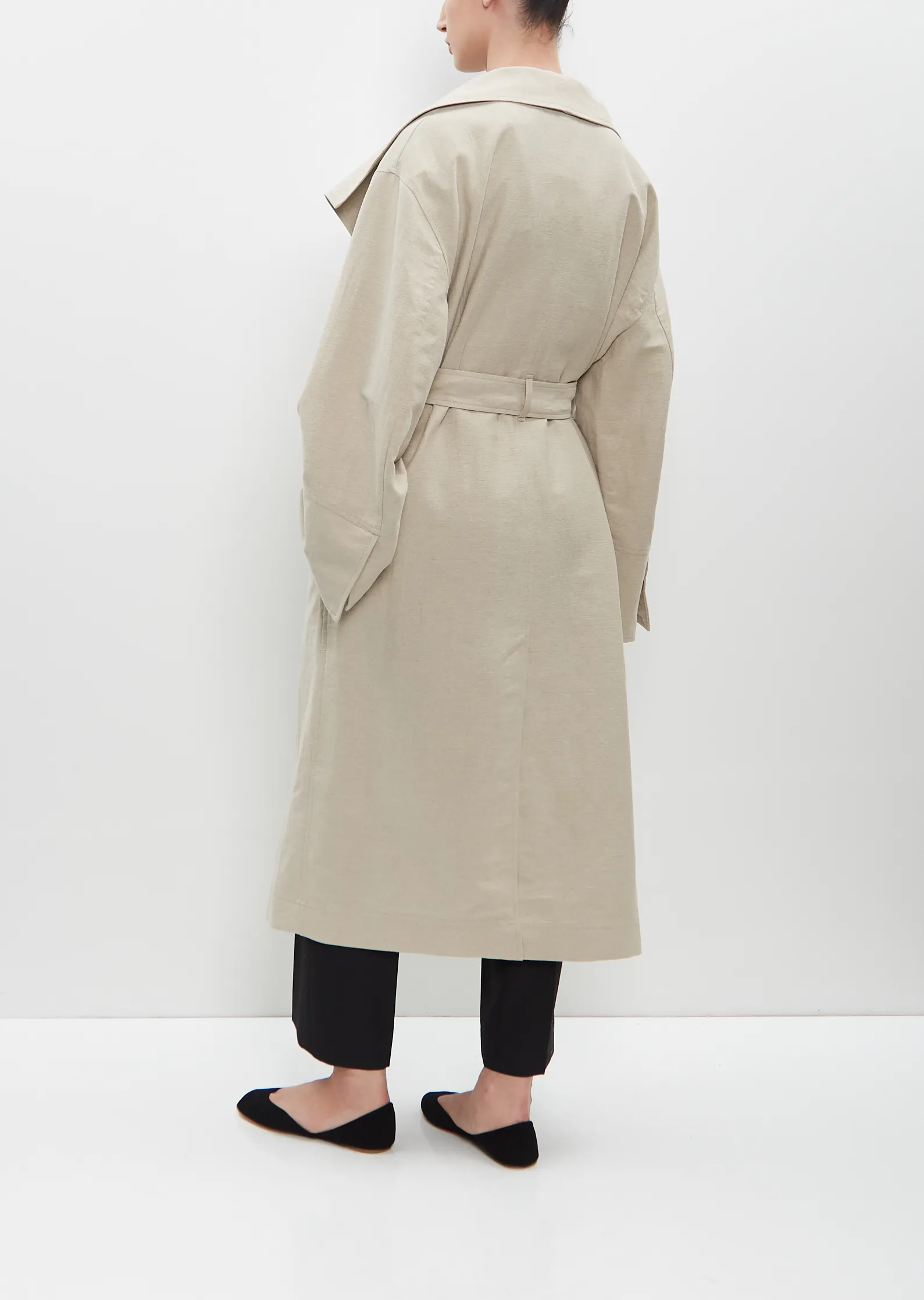 Signature Linen-Blend Coat