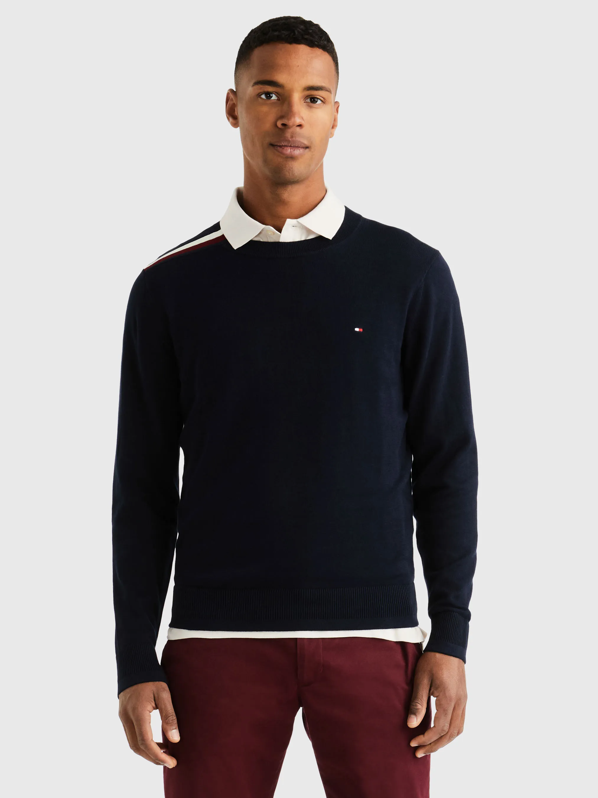 Signature Tape Organic Cotton Jumper | Sweatshirts & Hoodies | Tommy Hilfiger