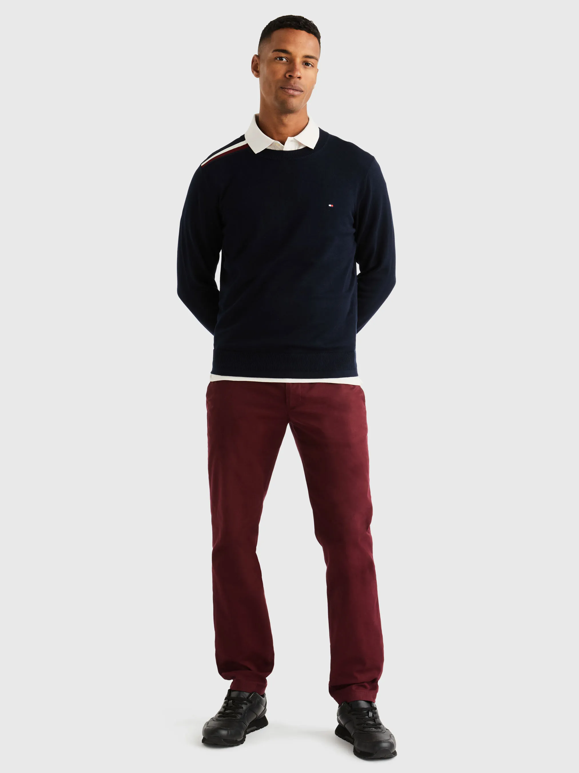 Signature Tape Organic Cotton Jumper | Sweatshirts & Hoodies | Tommy Hilfiger