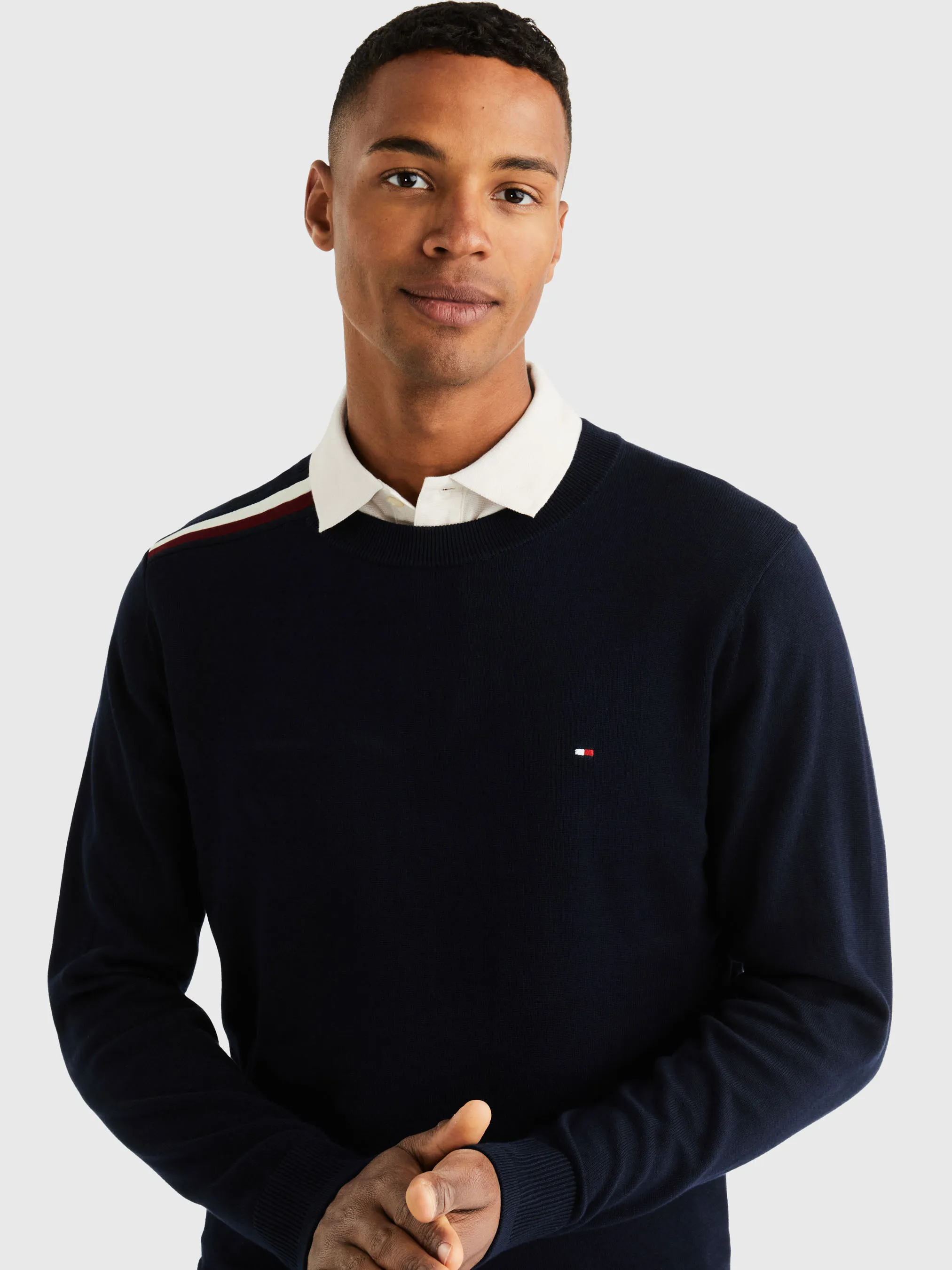 Signature Tape Organic Cotton Jumper | Sweatshirts & Hoodies | Tommy Hilfiger