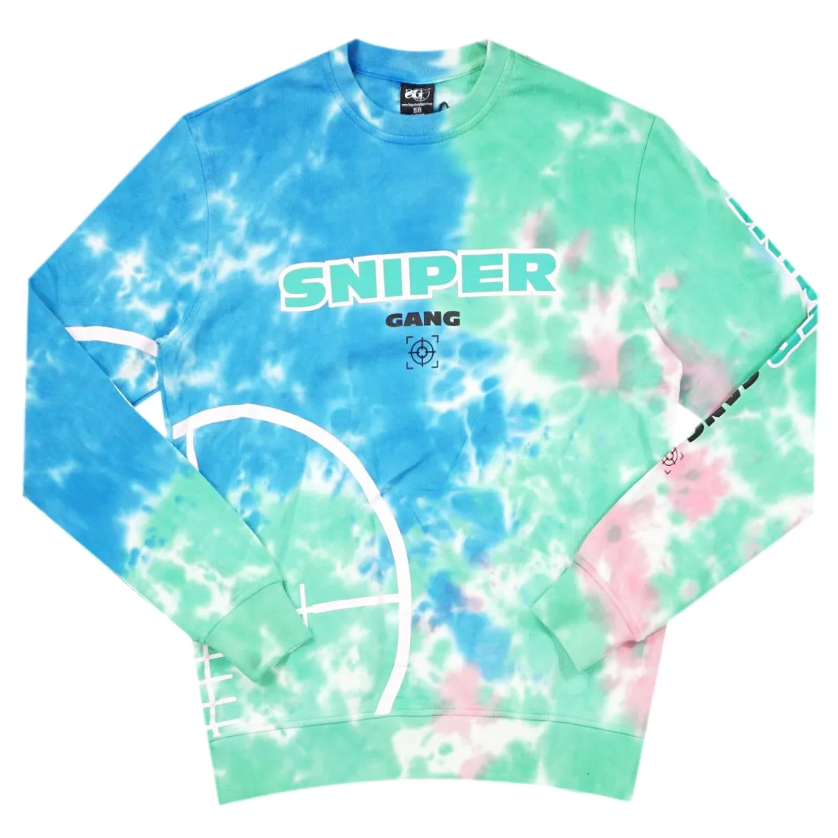 Sniper Tie-Dye Crew Set (Blue/Multi) /D3