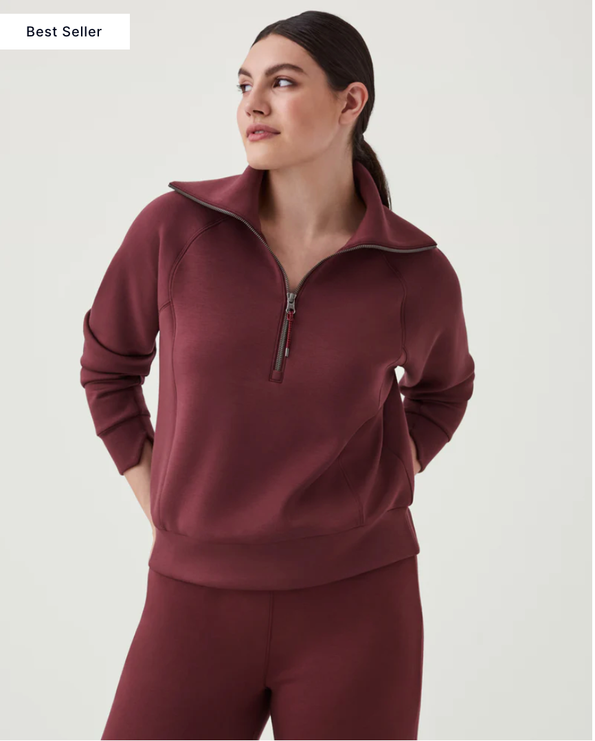 SPANX Air Essentials Half Zip