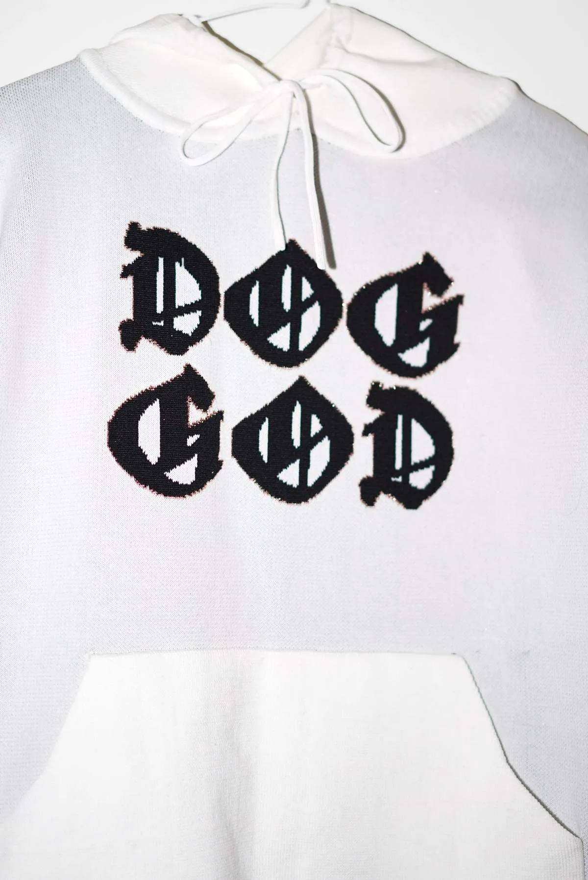 SS23 Dog God Hoody sweater - white