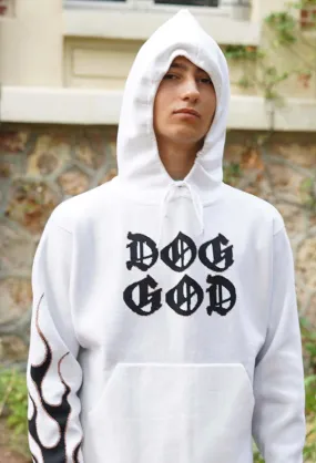 SS23 Dog God Hoody sweater - white