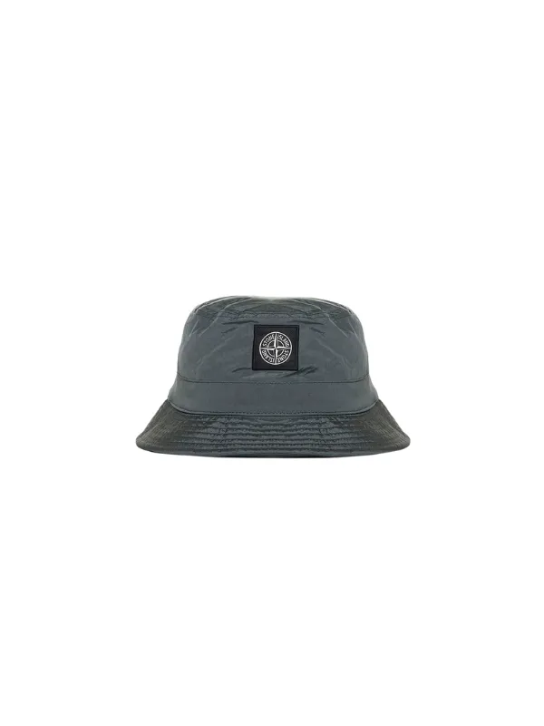 Stone Island Bucket Hat Logo Grey