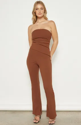 Stretch Jersey High Waisted Flare Pants (WPA257B)