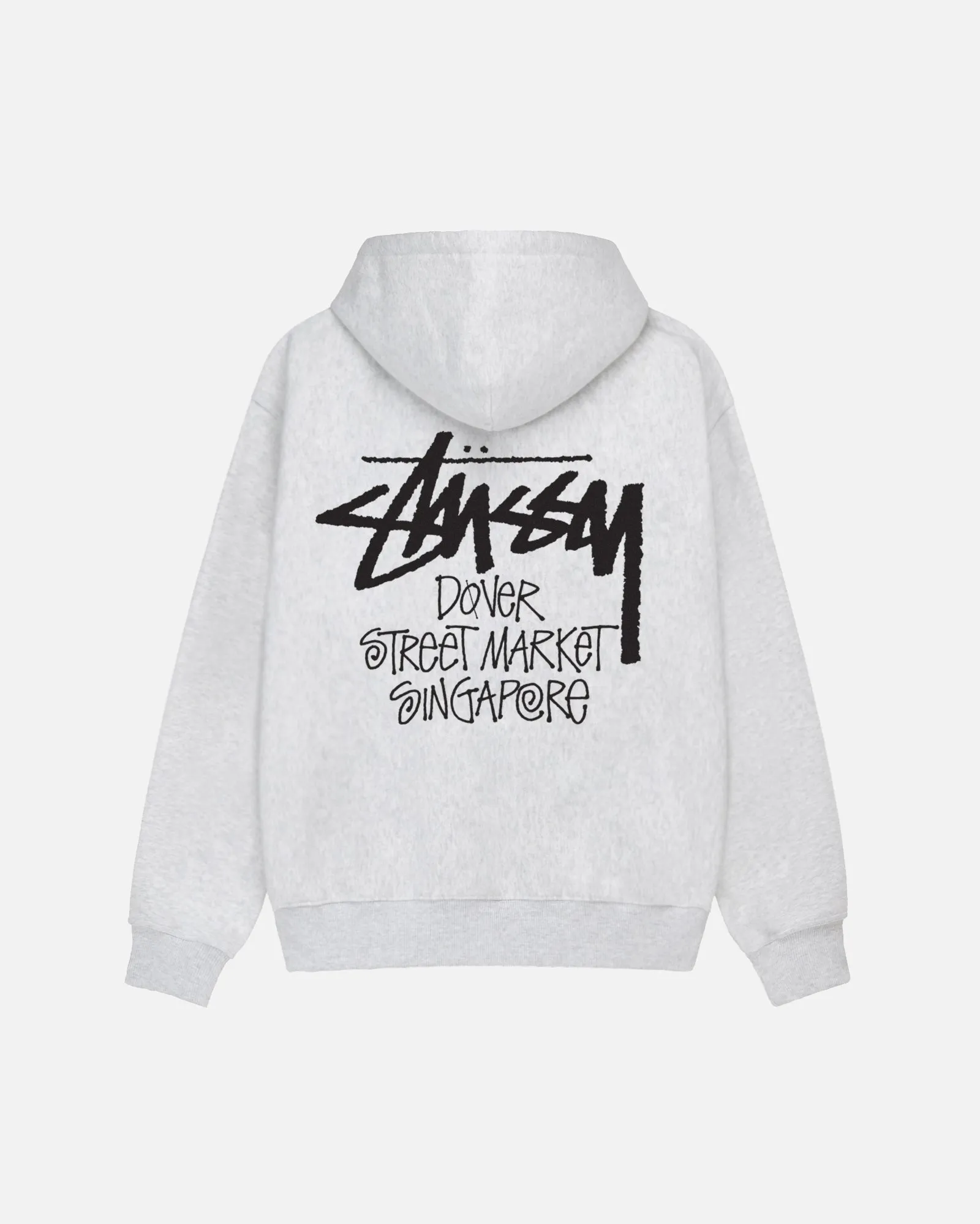 STÜSSY  Stock DSM Singapore Zip Hood Grey 