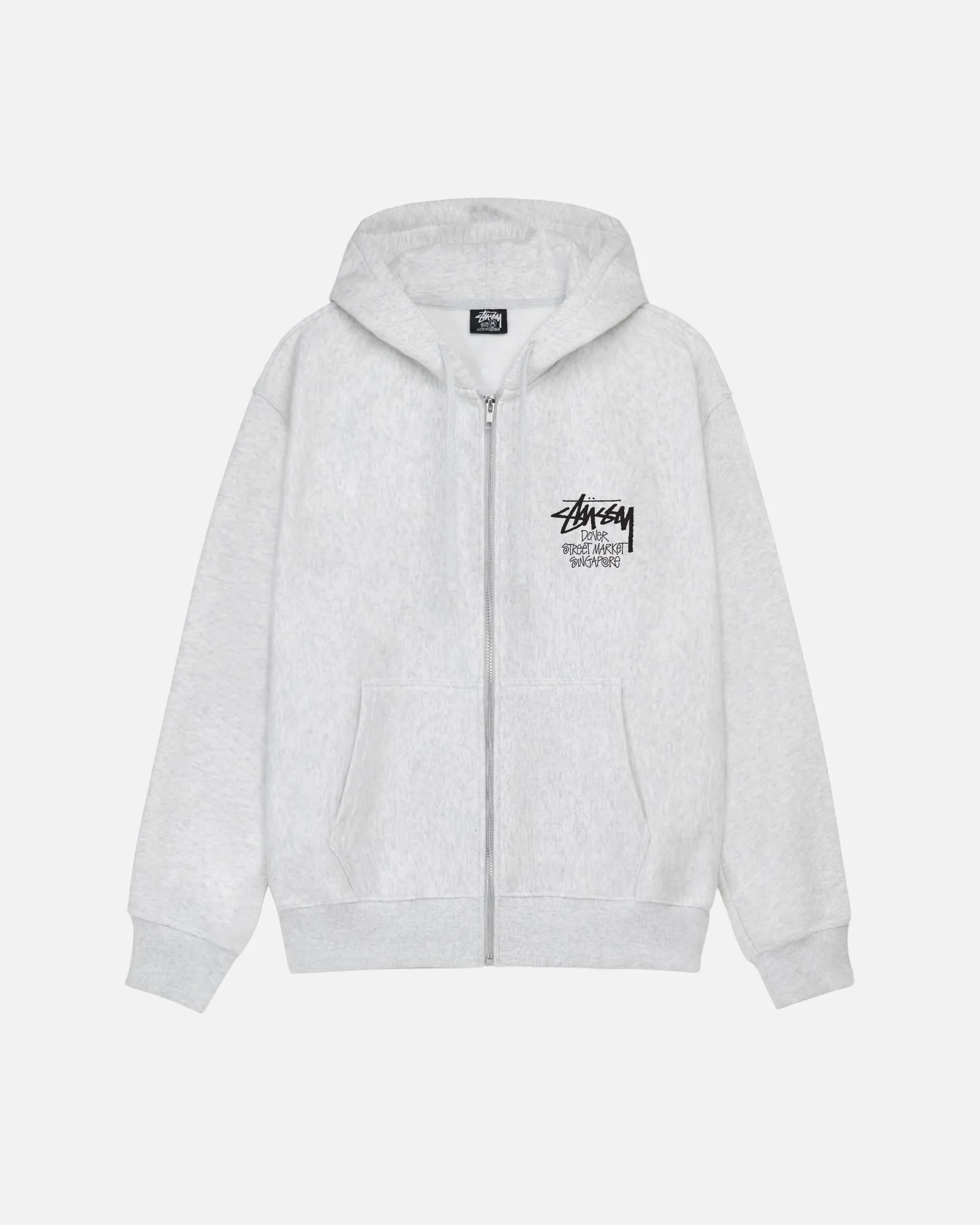 STÜSSY  Stock DSM Singapore Zip Hood Grey 