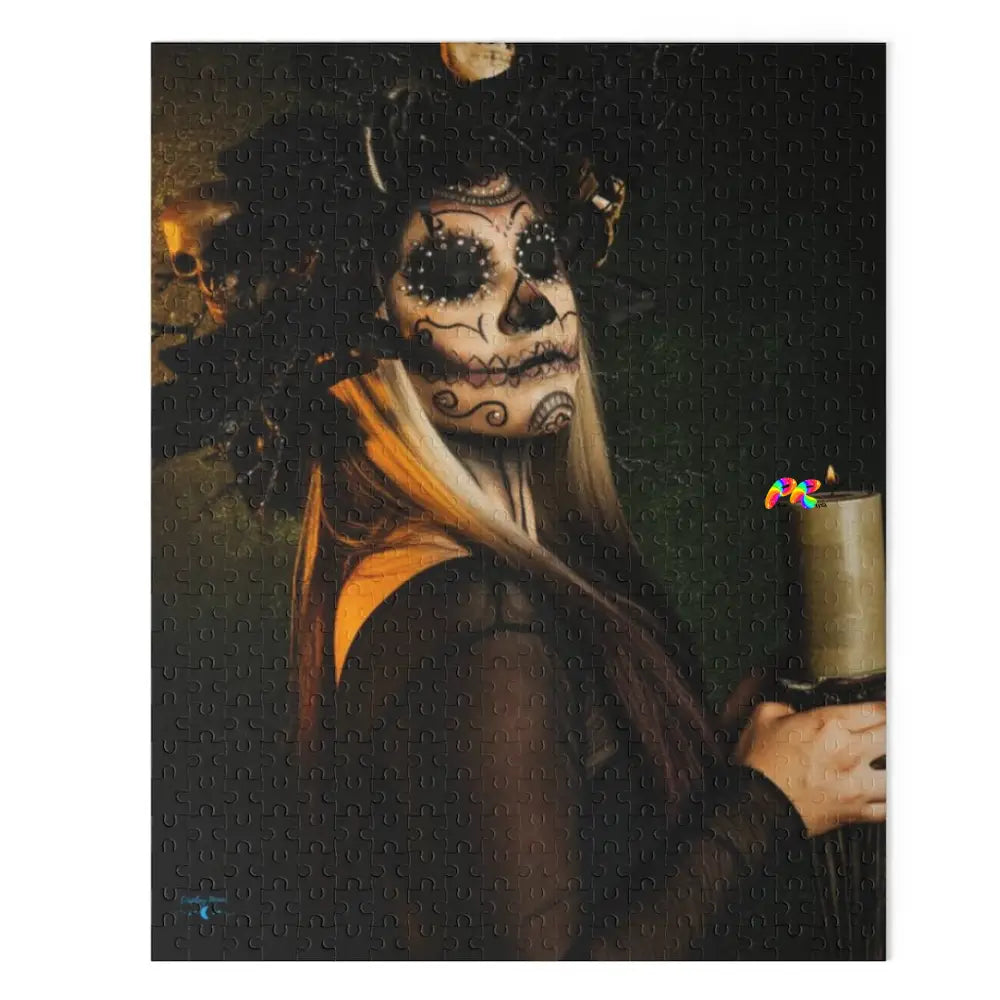 Sugar Skull Woman Jigsaw Puzzle