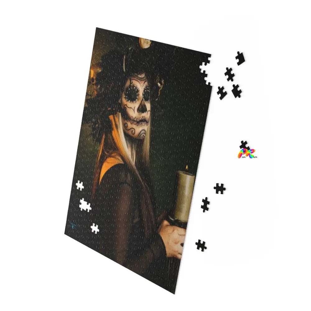 Sugar Skull Woman Jigsaw Puzzle