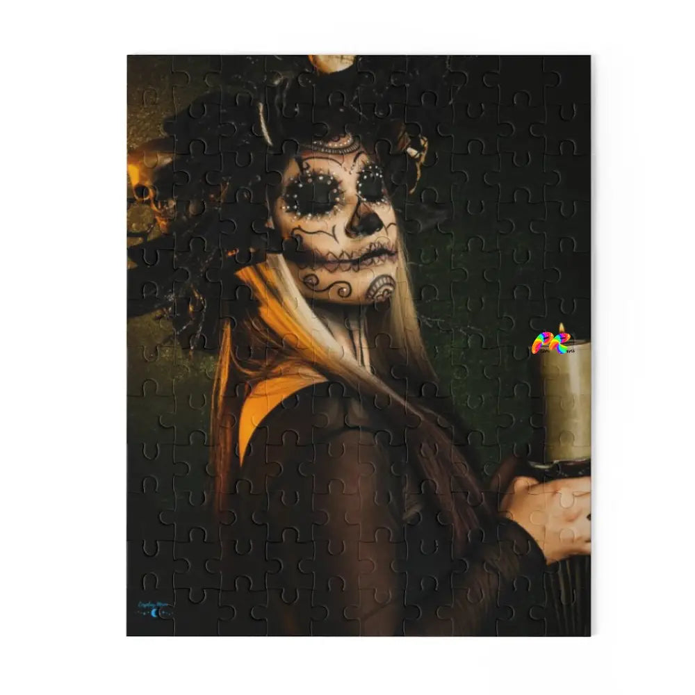 Sugar Skull Woman Jigsaw Puzzle