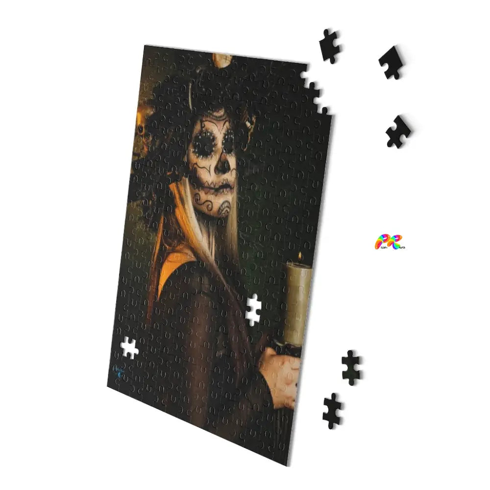 Sugar Skull Woman Jigsaw Puzzle