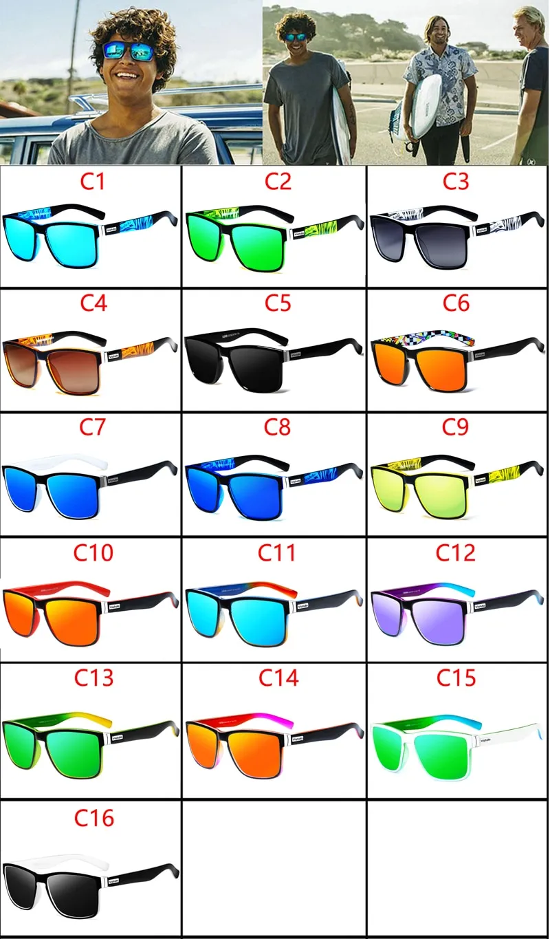 Sunglasses Men Driving Shades Male Sun Glasses For Women Spuare Mirror Summer