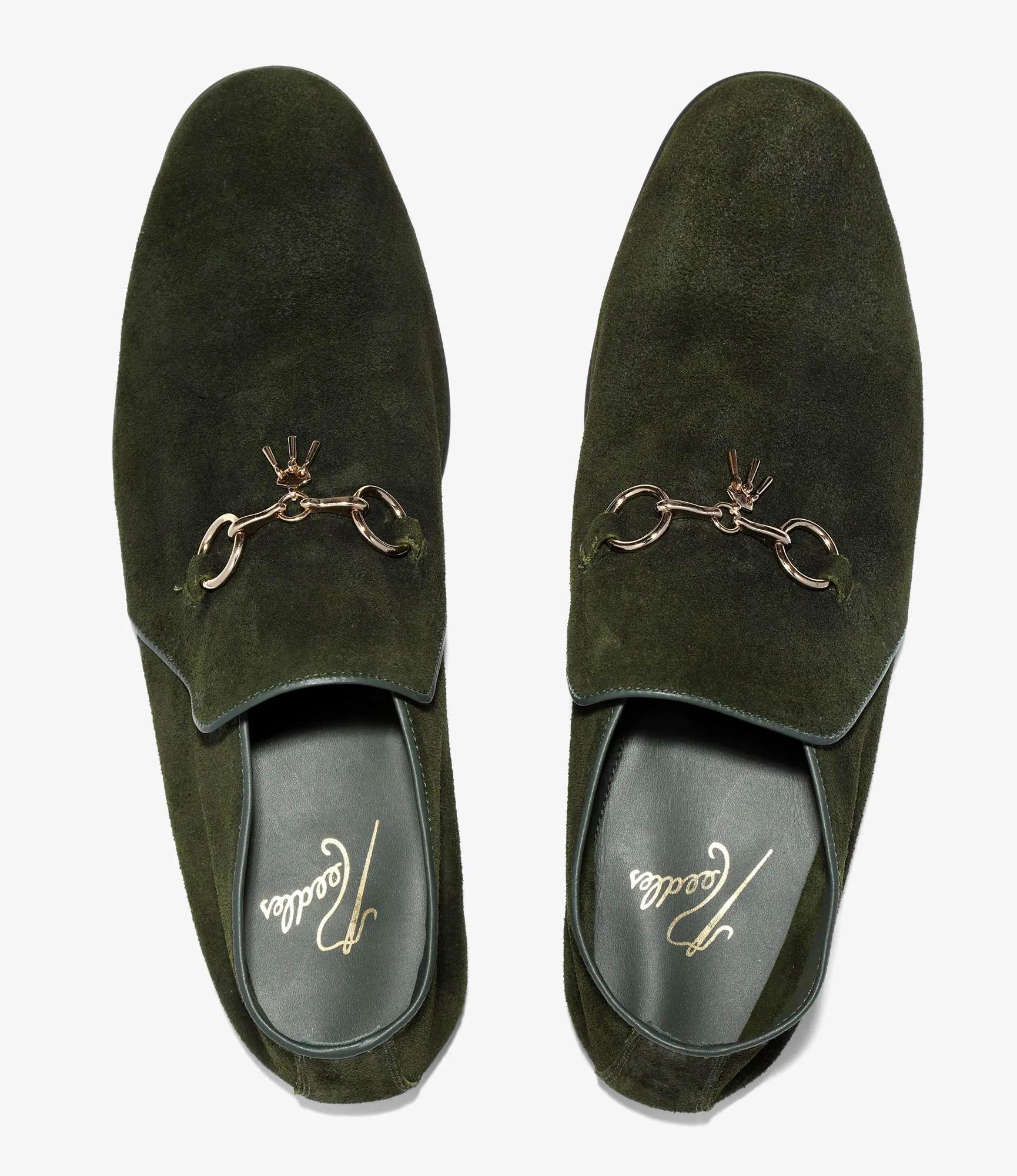 Tassel Bit Slip-On Chukka Boot – Olive Rough Out