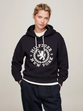 TH Crest Logo Regular Fit Hoodie | Sweatshirts & Hoodies | Tommy Hilfiger