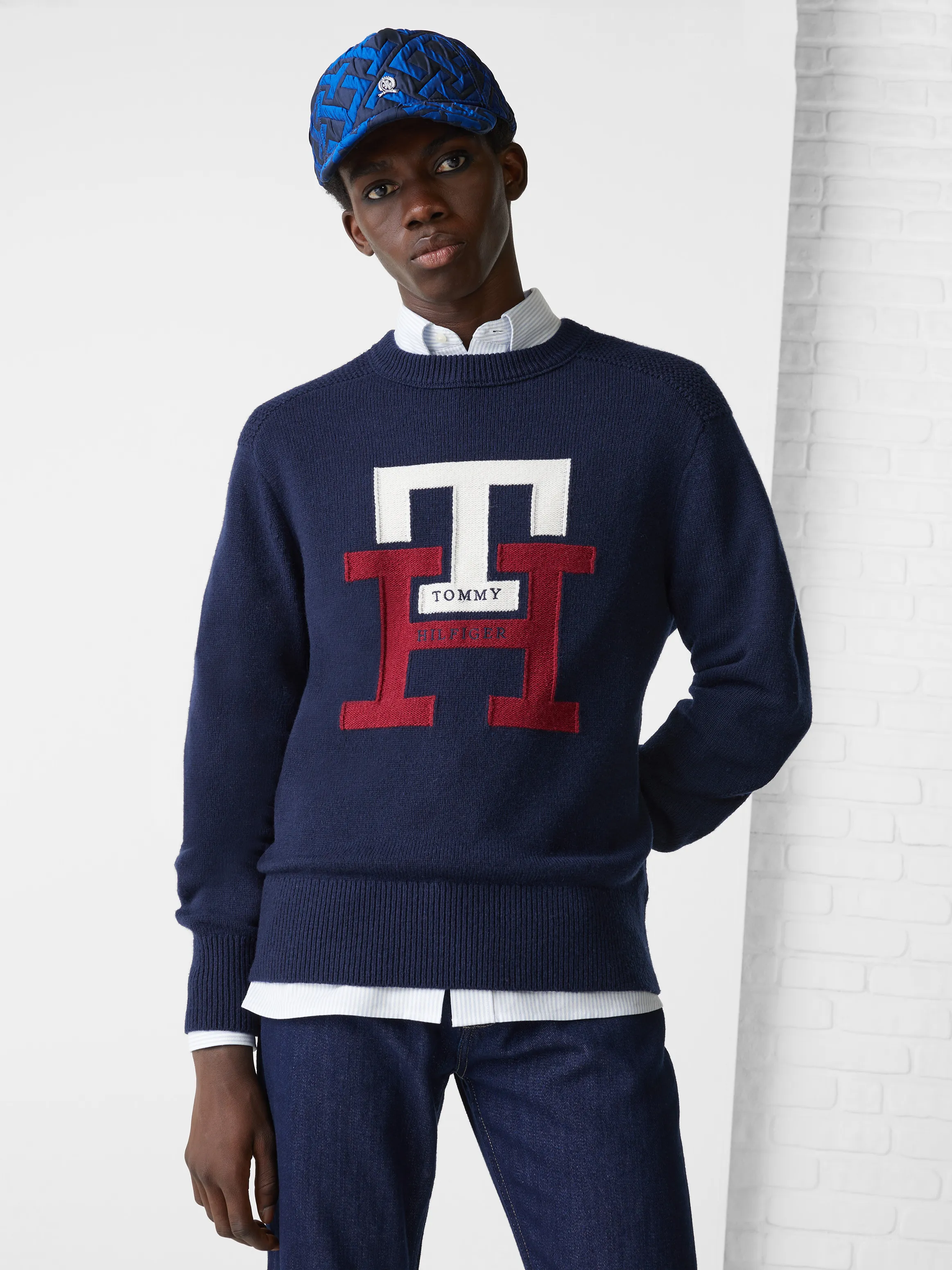 Th Monogram Crew Neck Jumper | Sweatshirts & Hoodies | Tommy Hilfiger