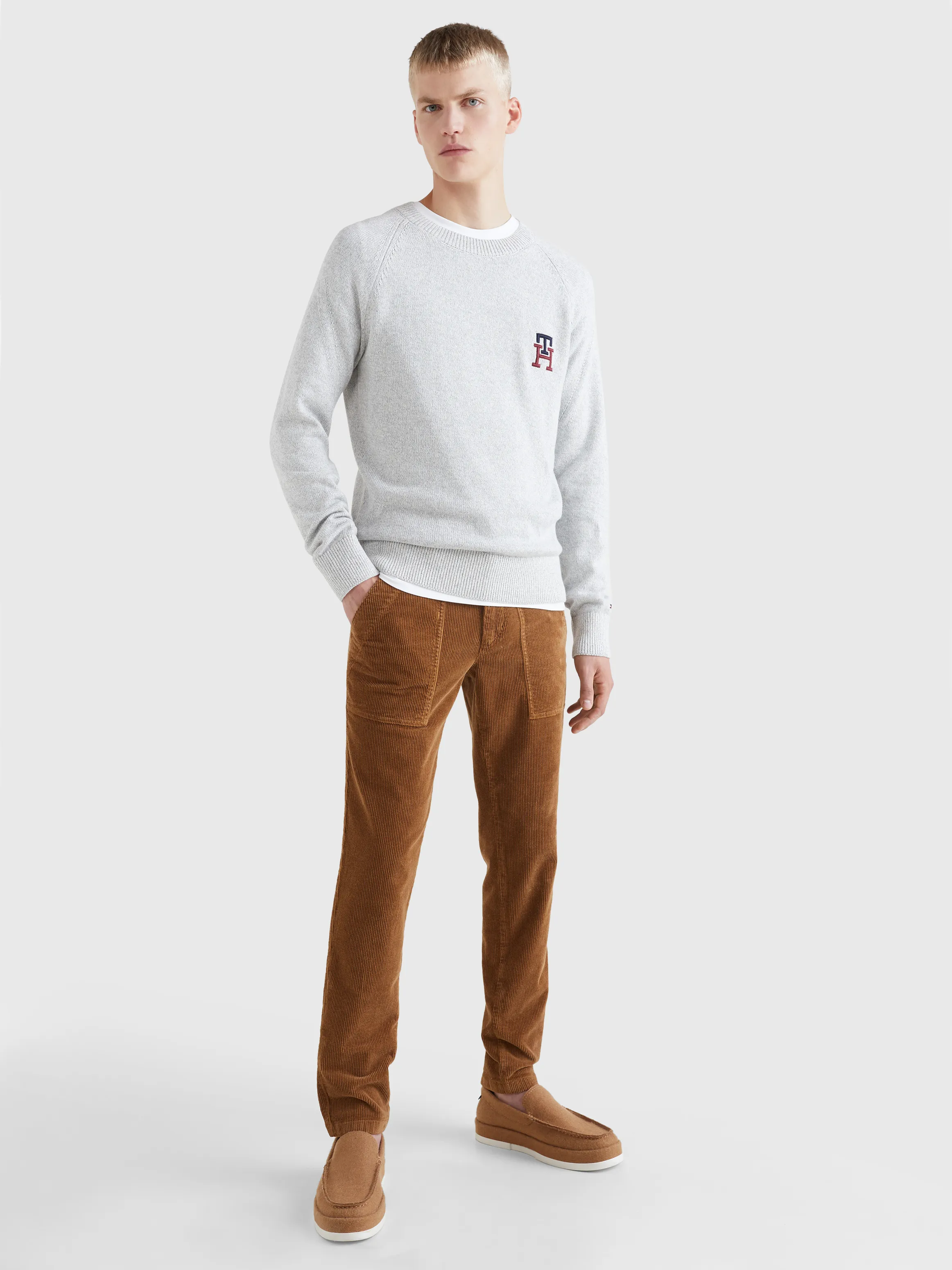 Th Monogram Supima Relaxed Jumper | Sweatshirts & Hoodies | Tommy Hilfiger