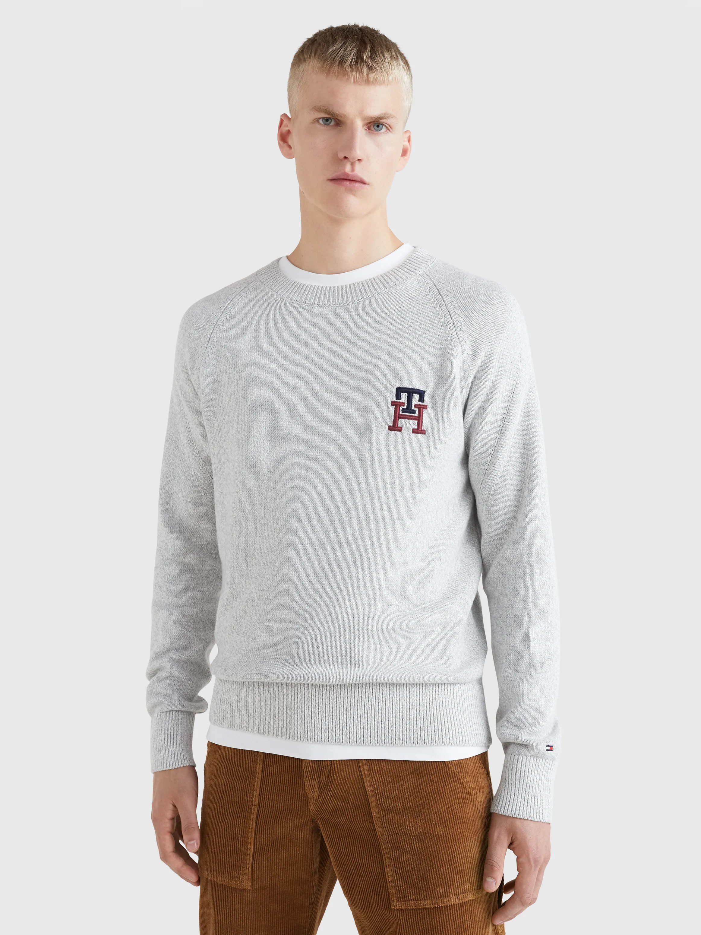 Th Monogram Supima Relaxed Jumper | Sweatshirts & Hoodies | Tommy Hilfiger