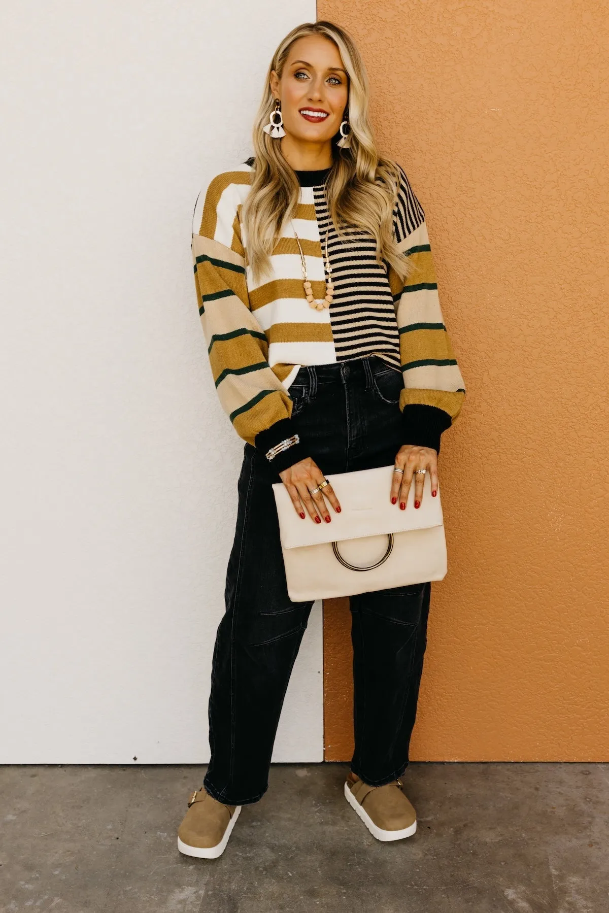 The Kaelyn Mixed Stripe Sweater