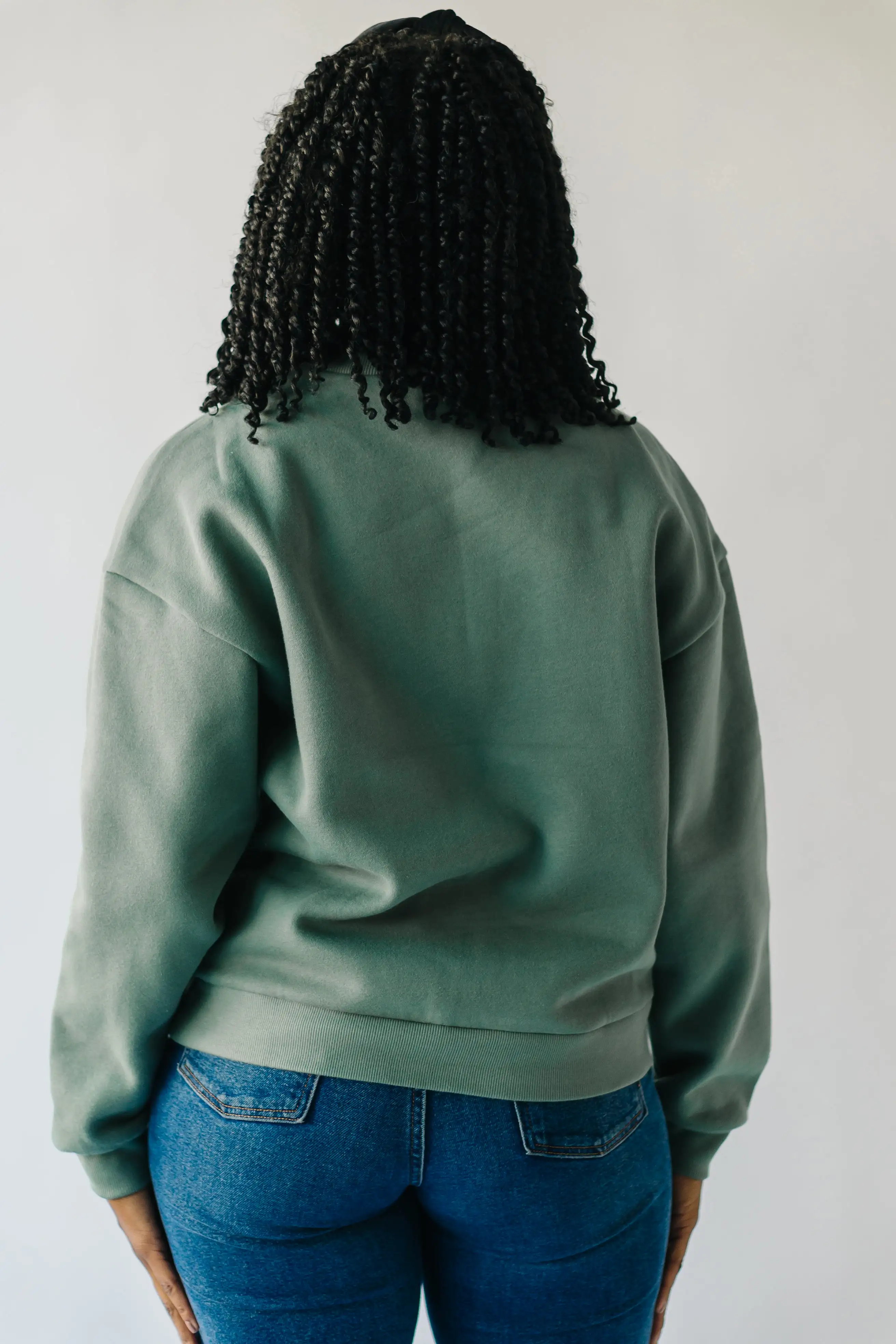 The London Sweatshirt in Emerald Green