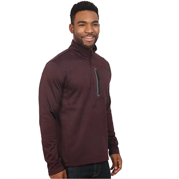 The North Face Men's Canyonlands 1/2 Zip Root Brown Heather SIZE L