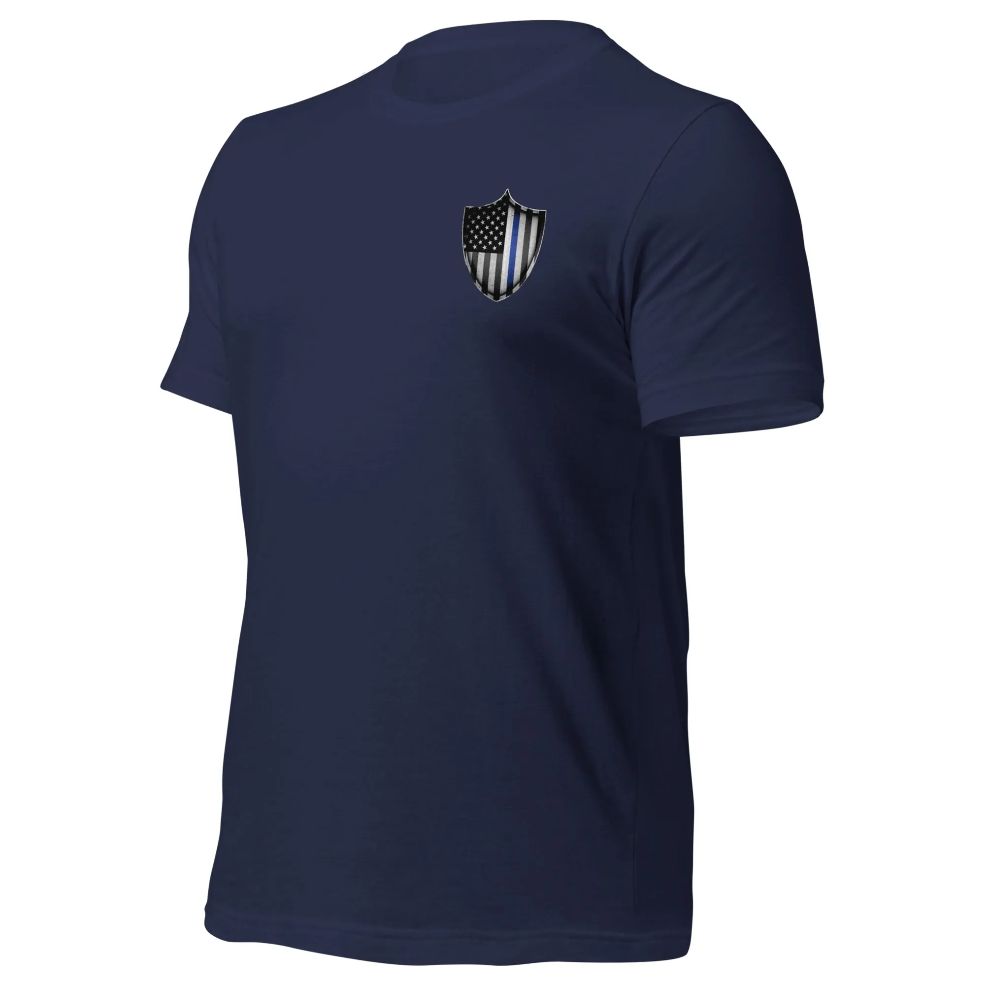 Thin Blue Line Police T-Shirt In Honor Of Our Fallen Tee