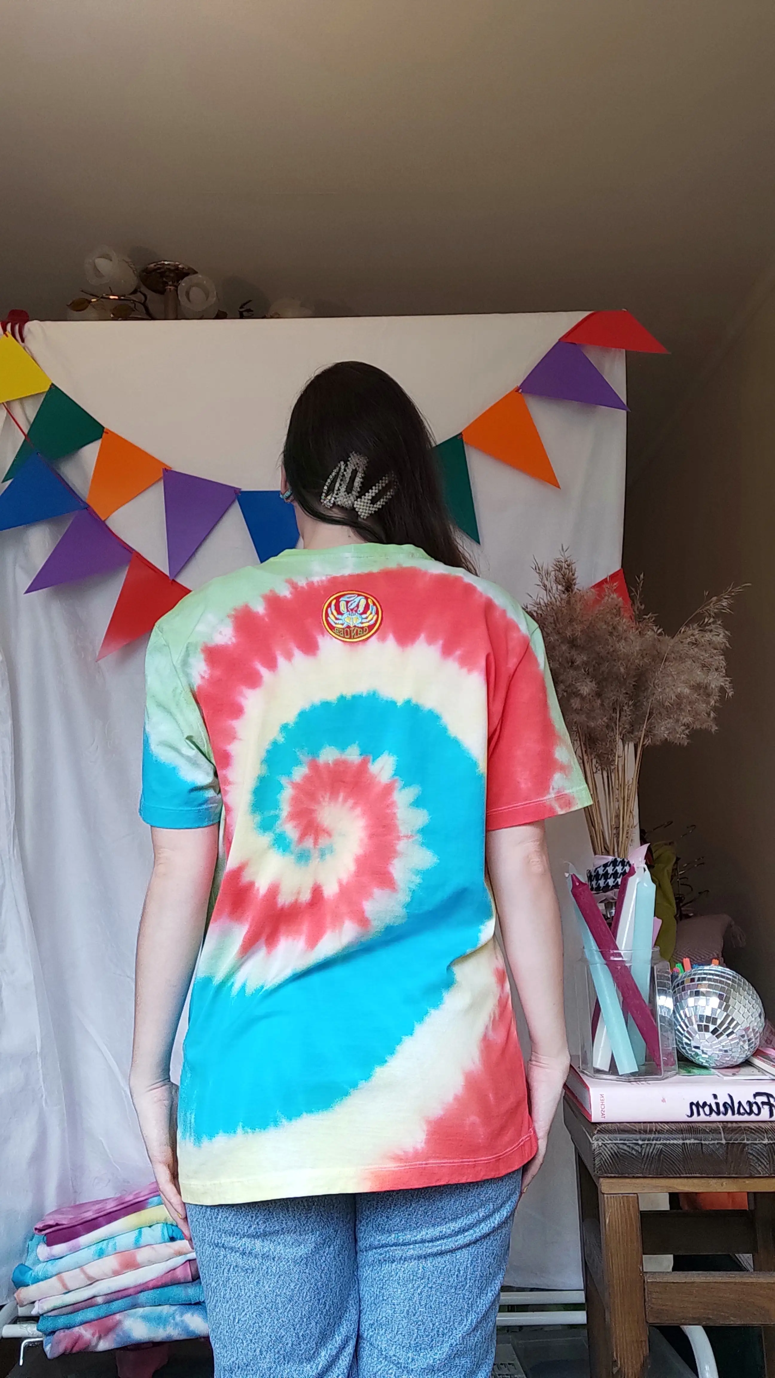 TIE-DYE T-SHIRT CANCER