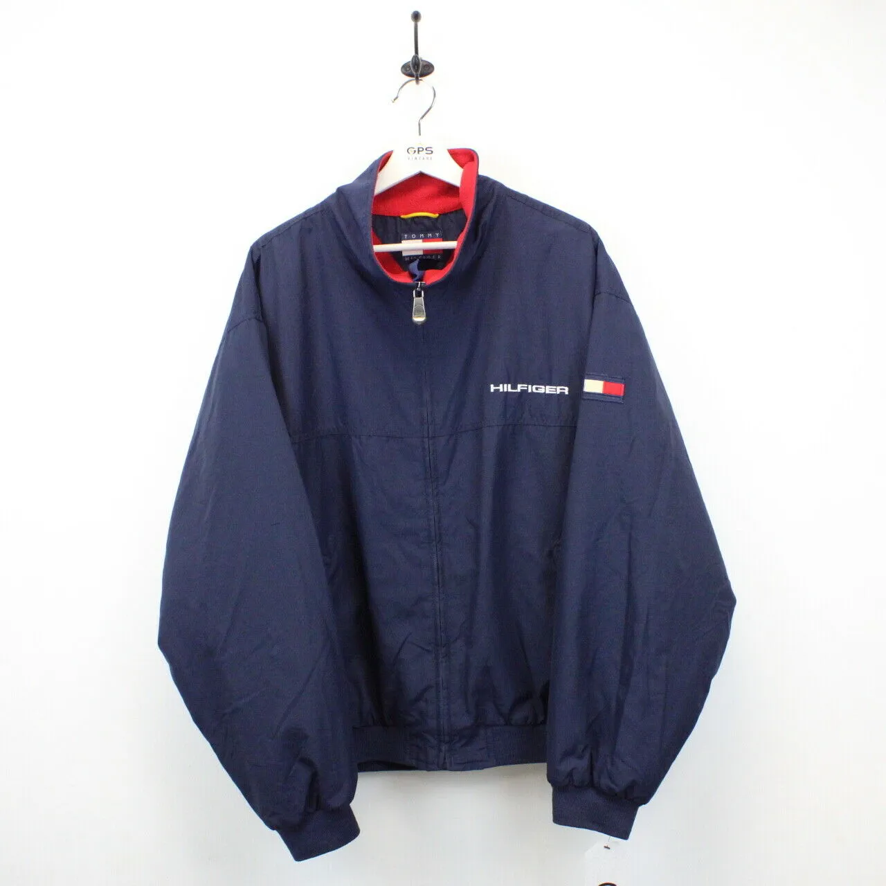 TOMMY HILFIGER 90s Jacket Navy Blue | Large