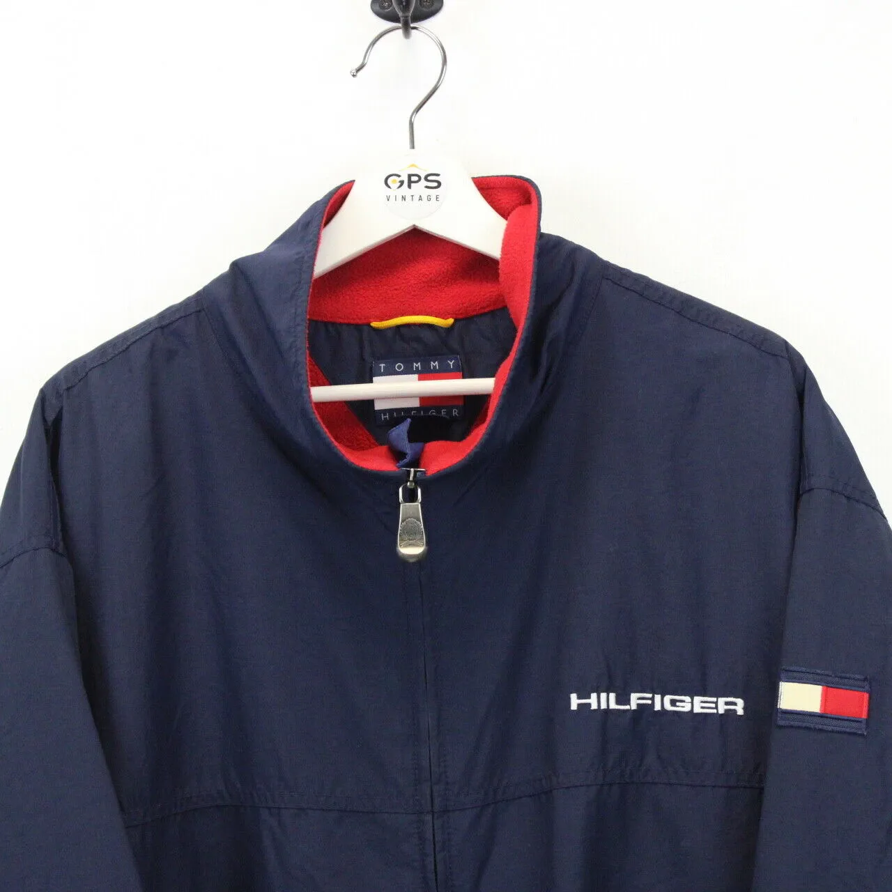 TOMMY HILFIGER 90s Jacket Navy Blue | Large