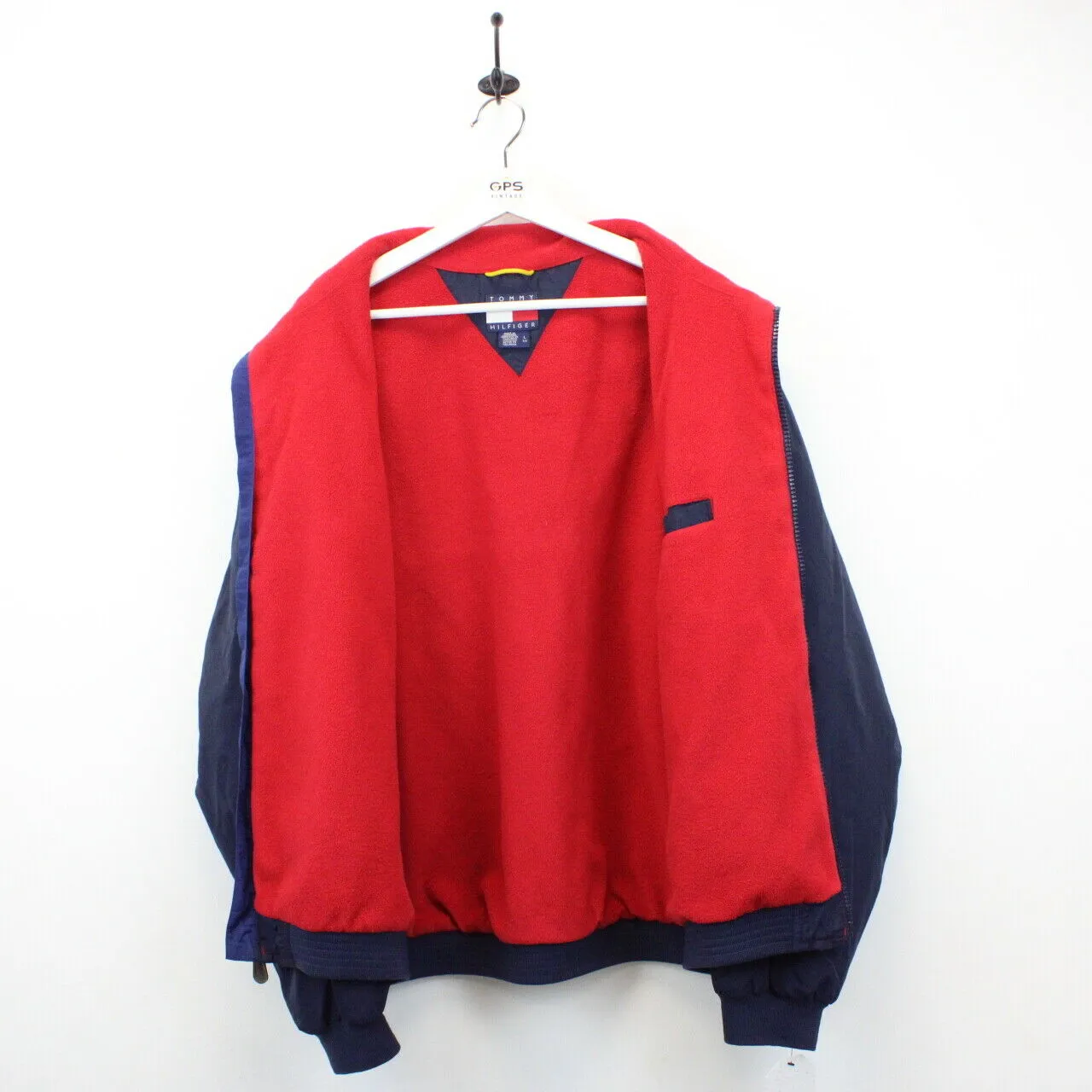 TOMMY HILFIGER 90s Jacket Navy Blue | Large