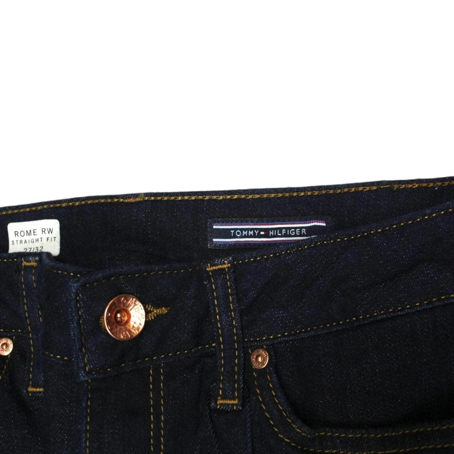 Tommy Hilfiger Blue Rome Straight Fit Jeans