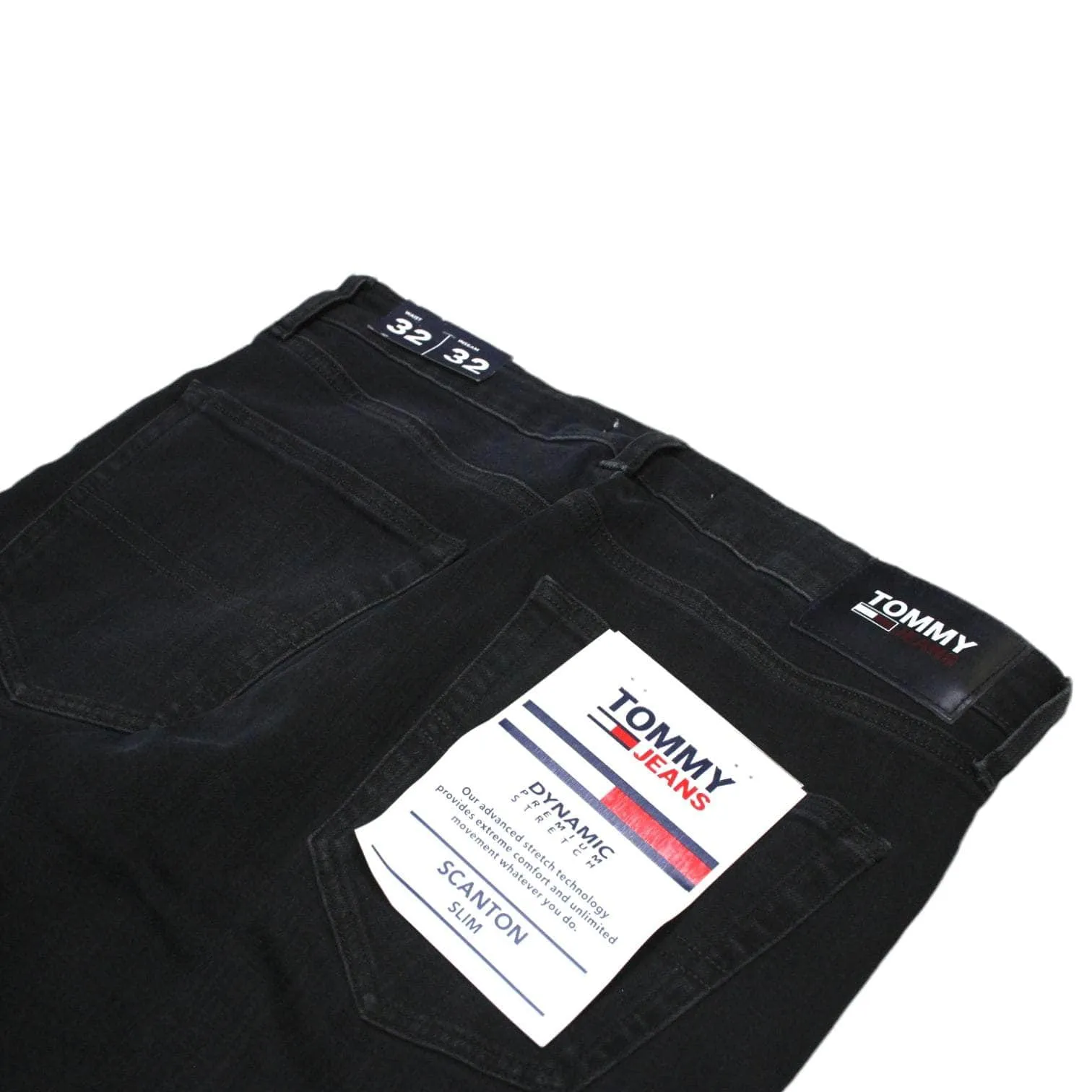 Tommy Hilfiger Washed Black Slim Fit Jeans