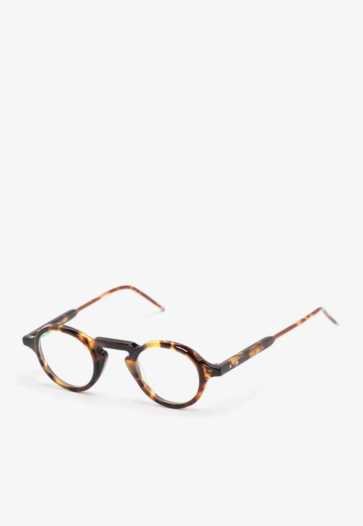 Tortoiseshell Round-Frame Glasses