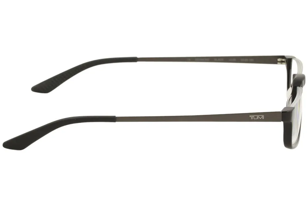 Tumi Desmond Eyeglasses Black Half Rim Reading Glasses