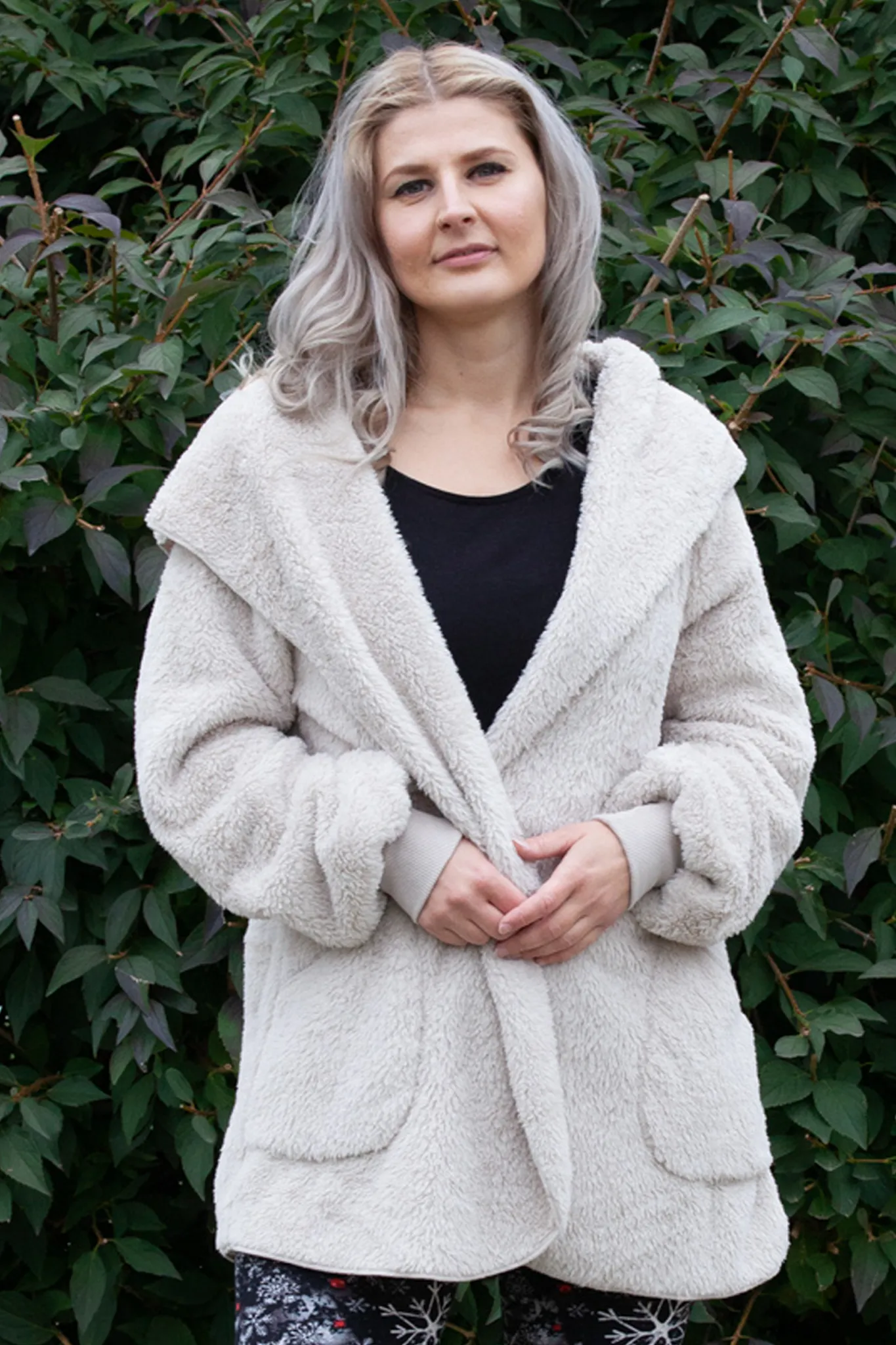 Ultra Soft Faux Fur Hooded Sweater (With Pockets)