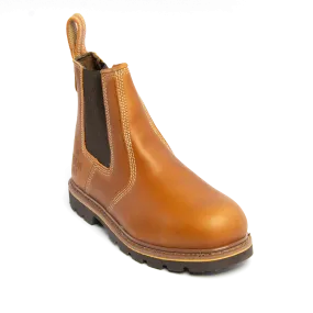 Unbreakable U116 Highland Tan Leather SBP Safety Dealer Boot