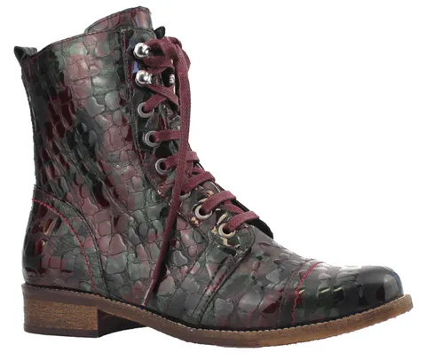 Unity in Diversity Women Liberty Glade Boot- Bordo Gator