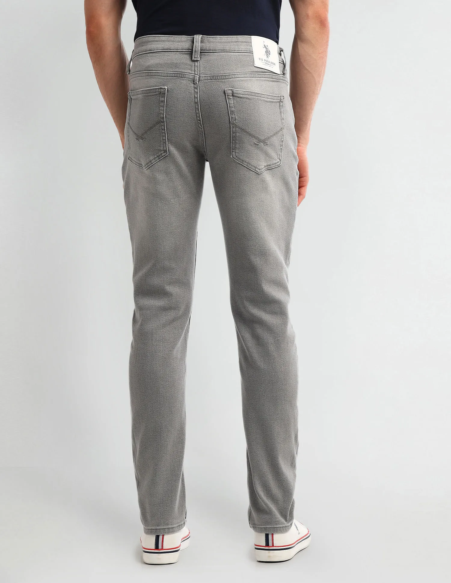 U.S. Polo Assn. Denim Co. Brandon Slim Tapered Grey Jeans