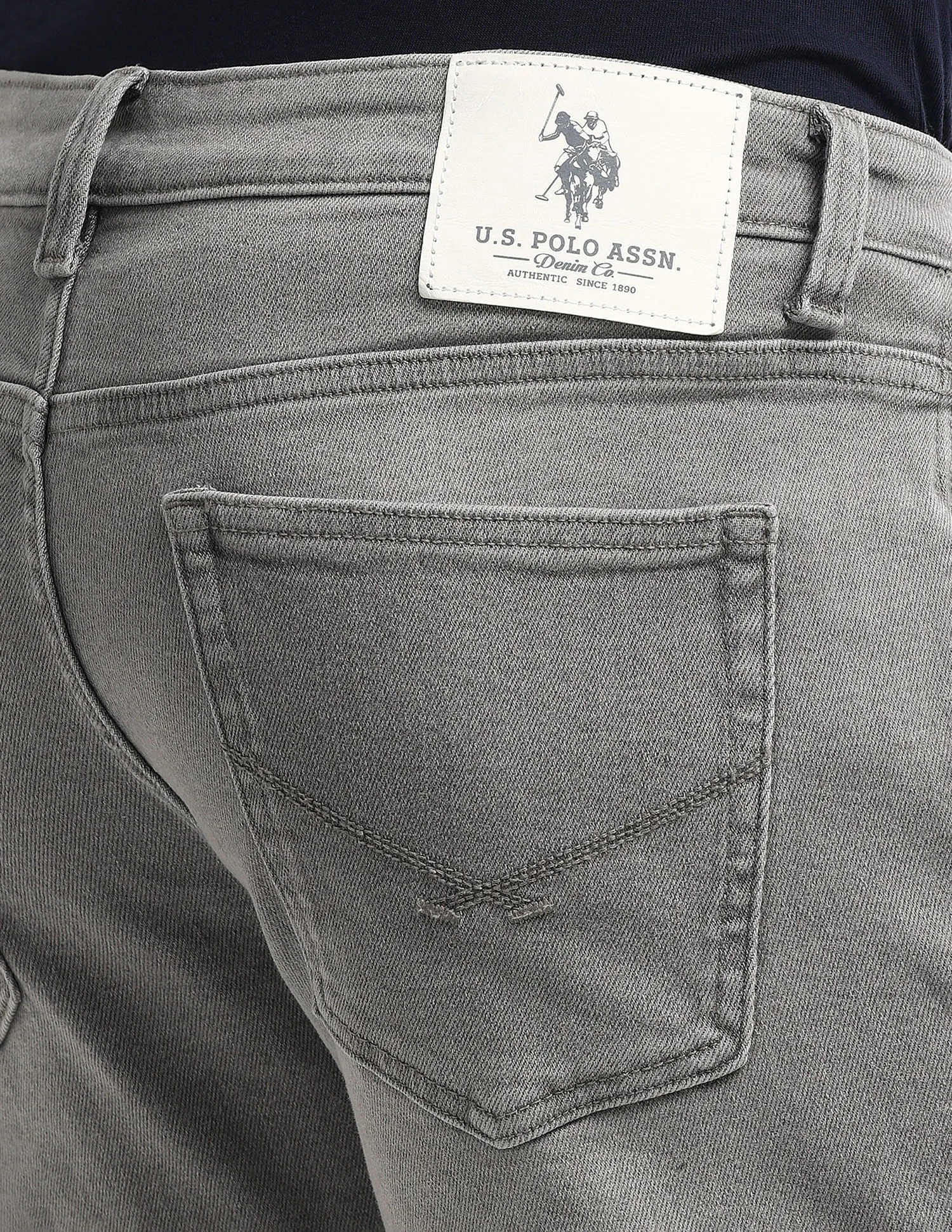 U.S. Polo Assn. Denim Co. Brandon Slim Tapered Grey Jeans