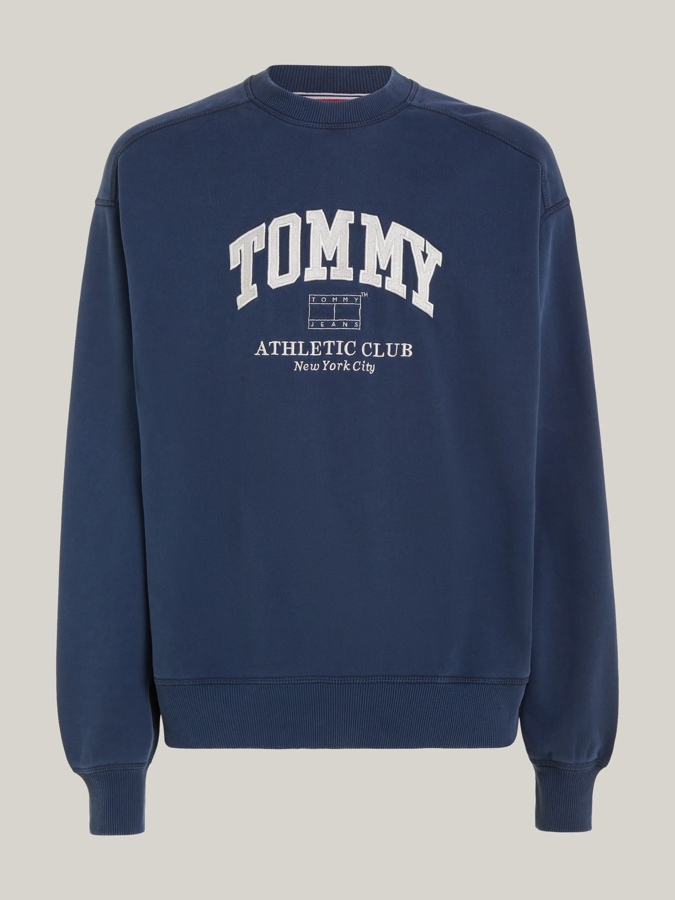 Varsity Garment Dyed Boxy Sweatshirt | Sweatshirts & Hoodies | Tommy Jeans