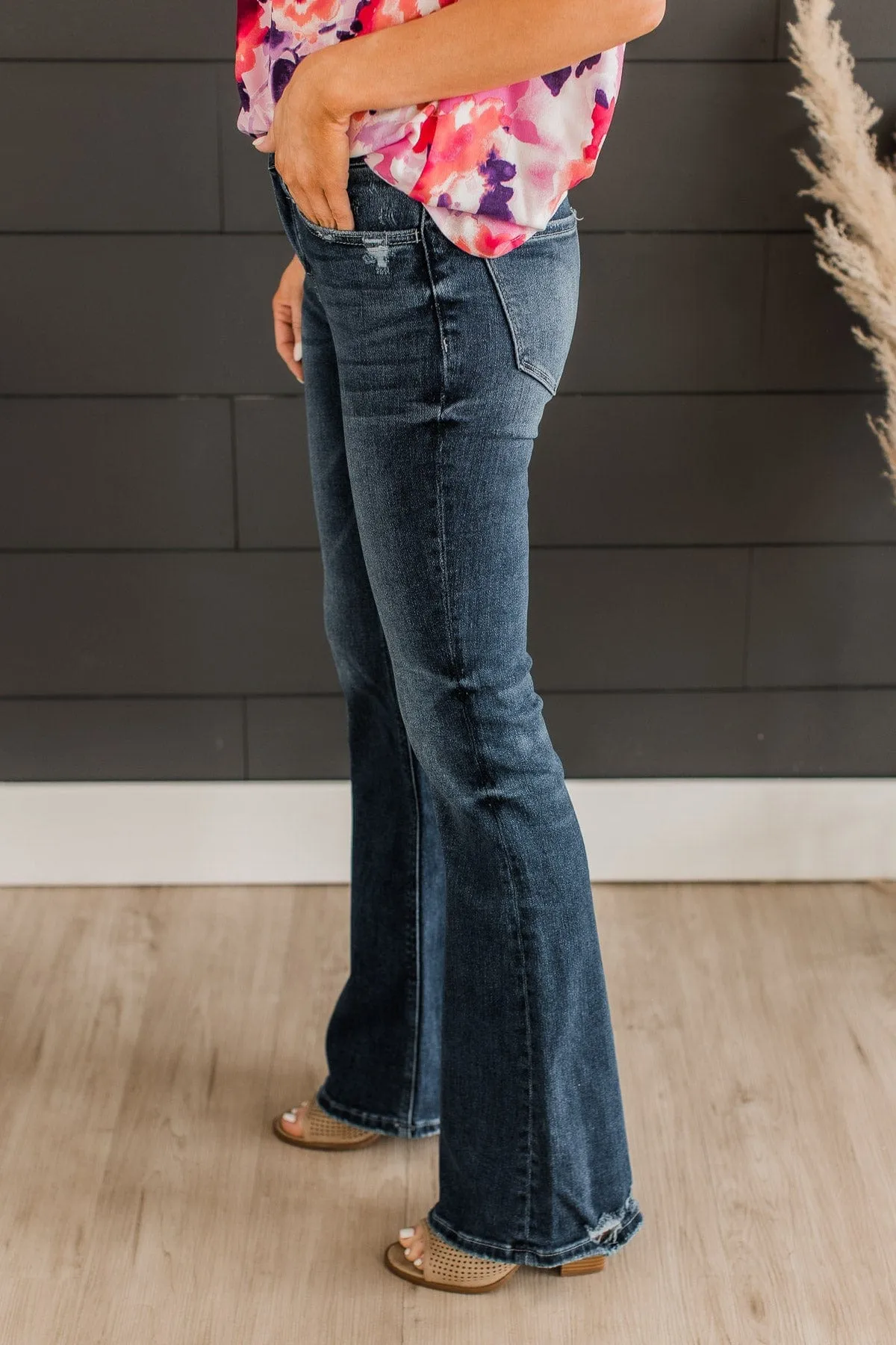 Vervet High-Rise Flare Jeans- Stassi Wash