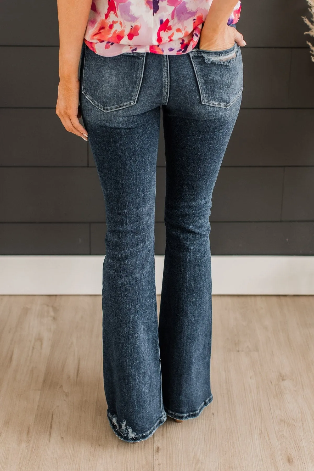 Vervet High-Rise Flare Jeans- Stassi Wash