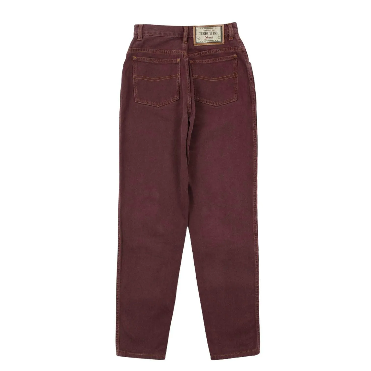 Vintage Cerruti Arte 1881 Maroon Jeans