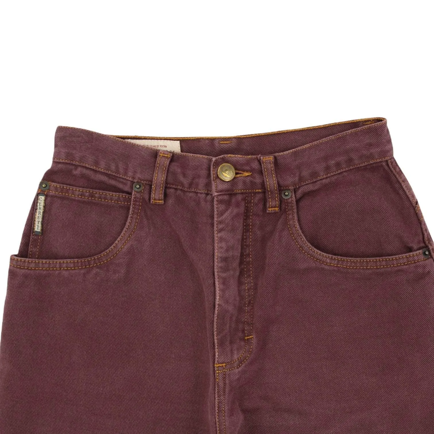 Vintage Cerruti Arte 1881 Maroon Jeans