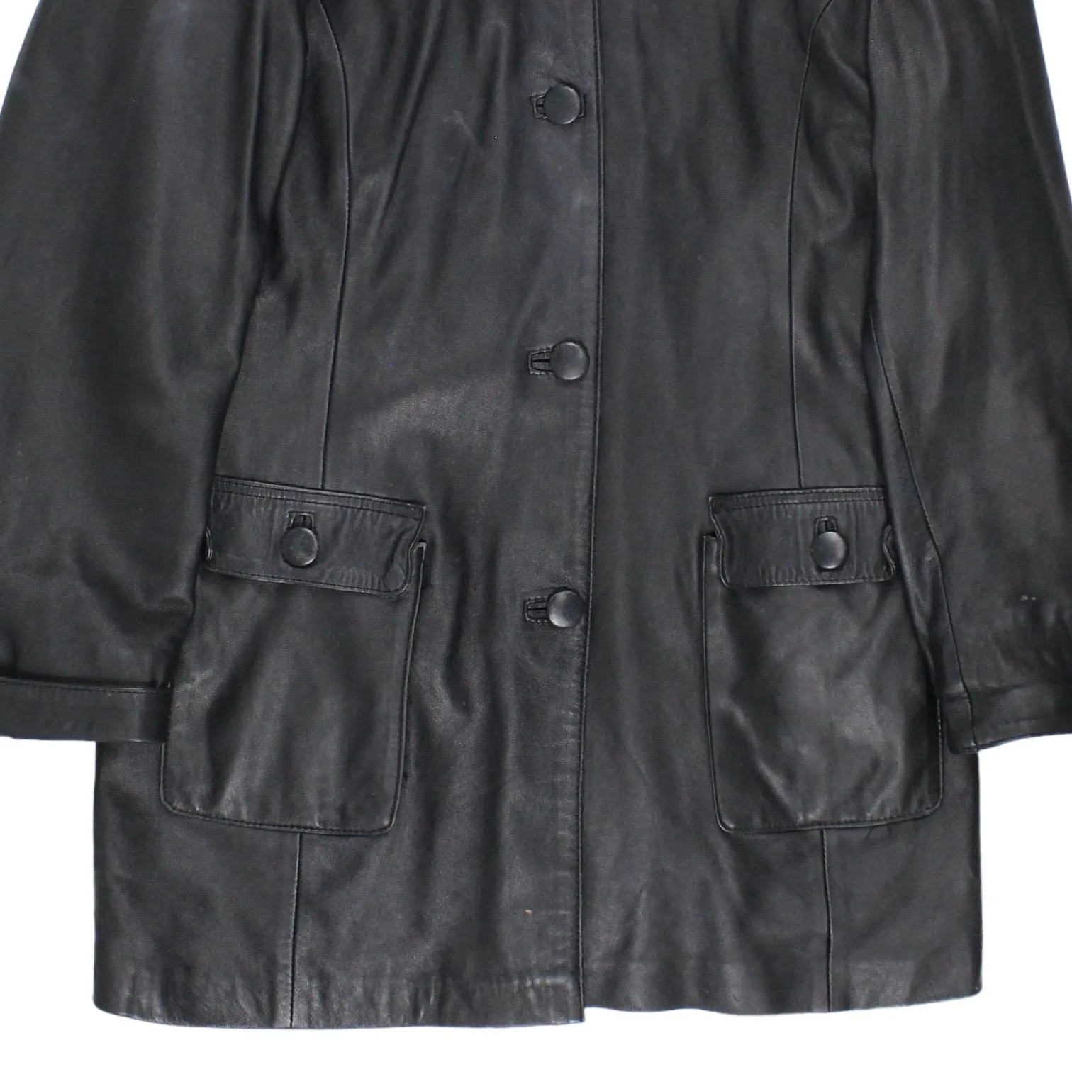 Vintage Seyhan Black Leather Jacket