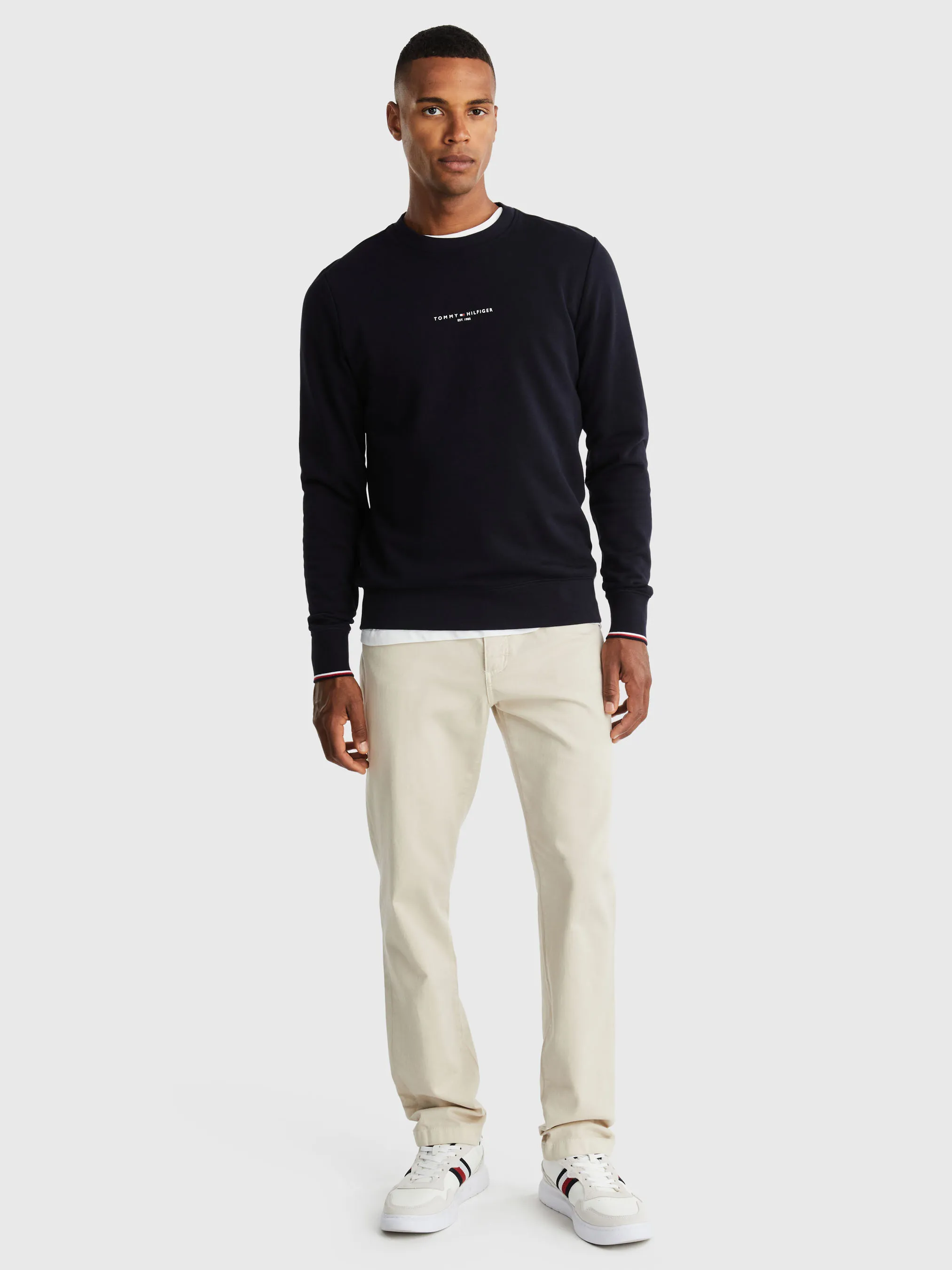 WCC Tommy Tipped Sweatshirt | Sweatshirts & Hoodies | Tommy Hilfiger