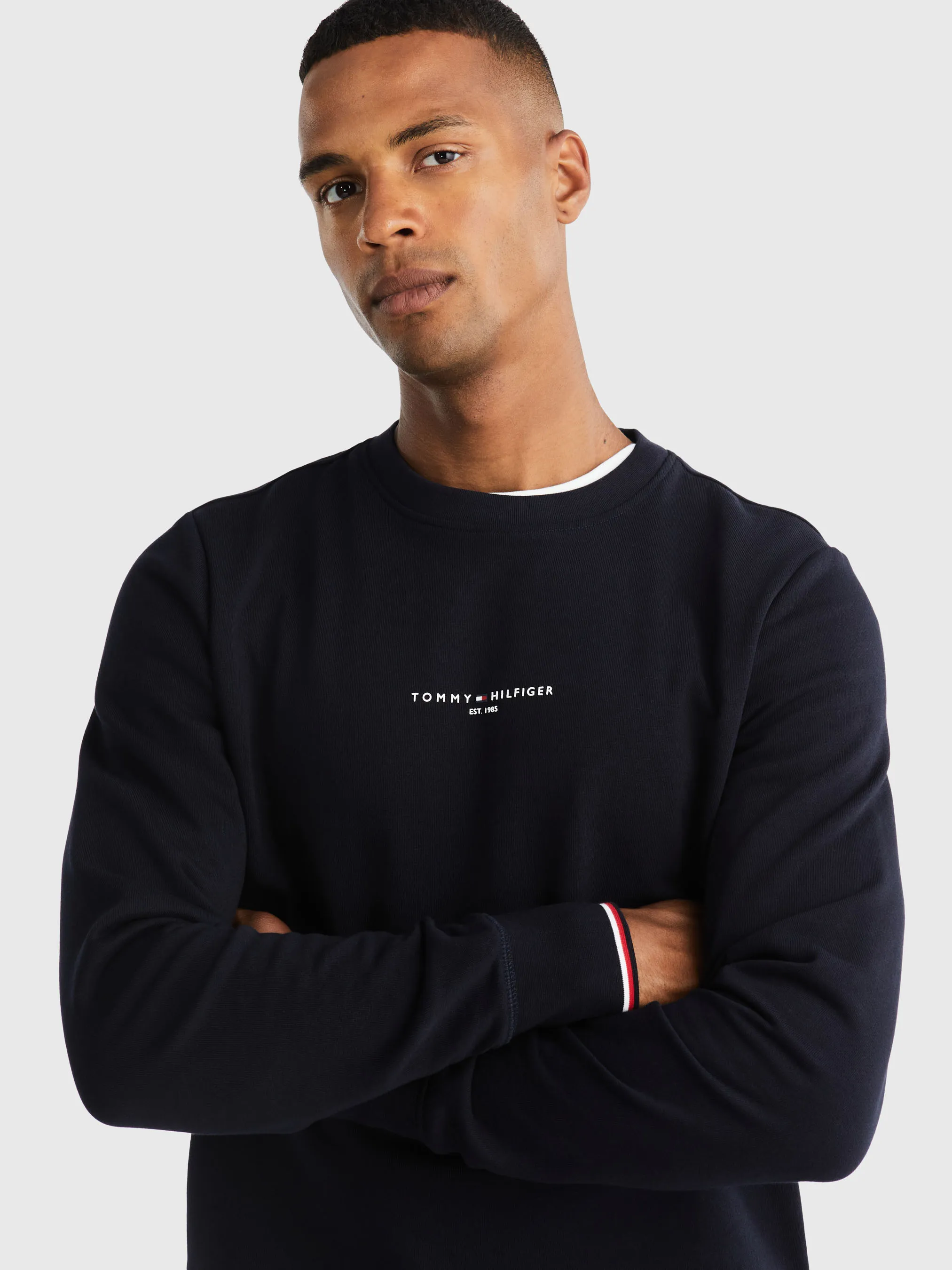 WCC Tommy Tipped Sweatshirt | Sweatshirts & Hoodies | Tommy Hilfiger